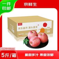 京东商城 24.90亓 京鲜生 烟台红富士苹果 净重5斤