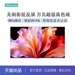 海信 电视E3S Pro+ 65吋 98%高色域 无倒影低反屏 Wi-Fi 6