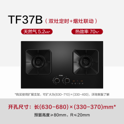 方太 TF37B 双灶头燃气灶