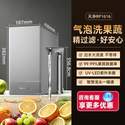 九阳 新品九阳天净净水器气泡水自净化家用直饮水反渗透1600G净饮水机
