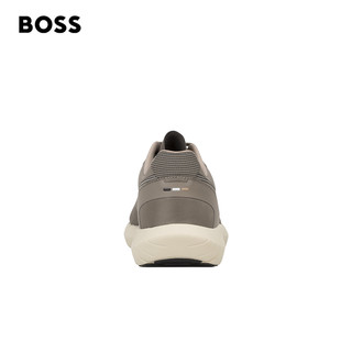BOSS 男士休闲运动鞋 浅咖色 43
