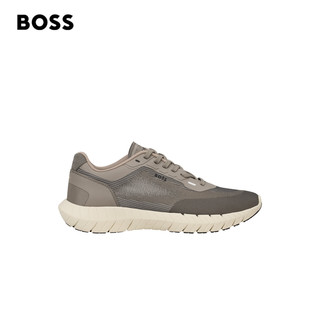 BOSS 男士休闲运动鞋 浅咖色 43