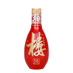 黄鹤楼酒 楼16 清香型 南派大清香 白酒 42度 125mL 1瓶