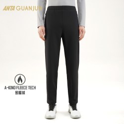安踏 冠军全天候系列 炽热科技运动长裤男裤加绒裤子152540305