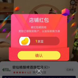 窈仙精酿啤酒旗舰店，关注1京豆