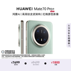 华为 Mate 70 Pro+ 手机 16GB+1TB 飞天青