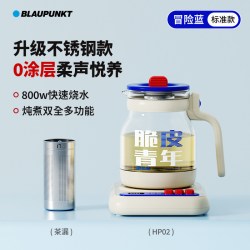 BLAUPUNKT 脆皮青年养生壶办公室小型多功能炖煮家用烧水壶