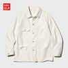 优衣库 全棉 男士夹克 01 乳白色 4XL