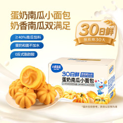 小鹿蓝蓝 儿童营养早餐面包 蛋奶南瓜味 280g
