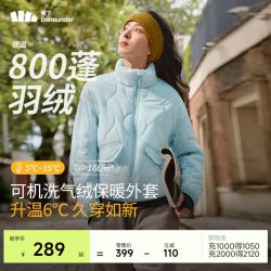 蕉下 气绒服立领轻量保暖女士气绒外套 CL18624 清羽蓝 S