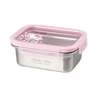 乐扣乐扣 316L不锈钢保鲜盒 Hello Kitty款 800ml