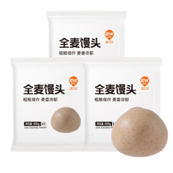 巴比 全麦馒头800g*3袋24个