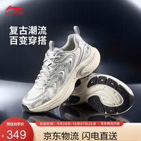 李宁 月牙丨经典休闲鞋女子减震回弹潮流运动鞋AGCW156