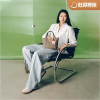 百丽 包包女吐司水桶斜挎手提菜篮子红色新娘婚包托特