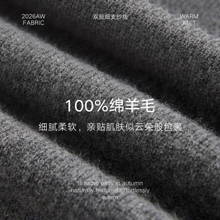 MUSLEY QUEEN 100%羊毛 圆领宽松 黑色 M 女士羊毛衫