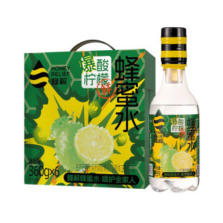 HONEY RELIEF 爆酸柠檬蜂蜜水6瓶