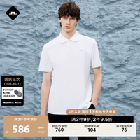 J.Lindeberg 男士翻领POLO衫 52513Z020 炽光白 L