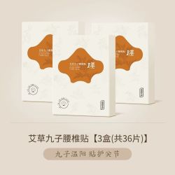 正安国 艾草九子腰椎贴12贴/盒*3盒 免费试用