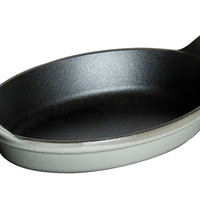 宅家食光：staub 珐宝 1301318 迷你椭圆形餐具 15 厘米 石墨灰