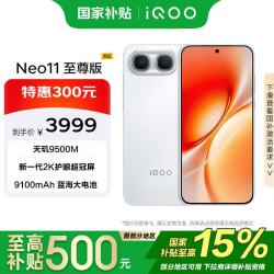 vivo iQOO Neo11至尊版 手机 12GB+512GB 驰光白