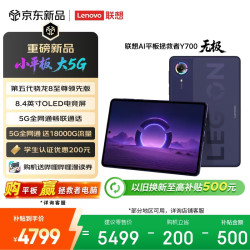 联想 拯救者Y700无极 8.4英寸 平板电脑 12GB+256GB 云墨紫