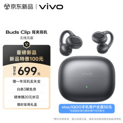 vivo Buds Clip 耳夹式蓝牙耳机 星夜黑