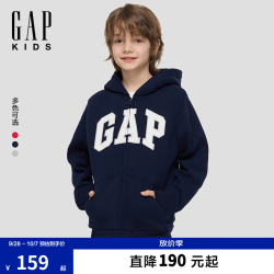 Gap 仿羊羔绒 儿童连帽卫衣 海军蓝 140 /72(10-11岁)