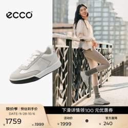 ecco 272833 德训鞋 灰白色 38码 女士休闲鞋