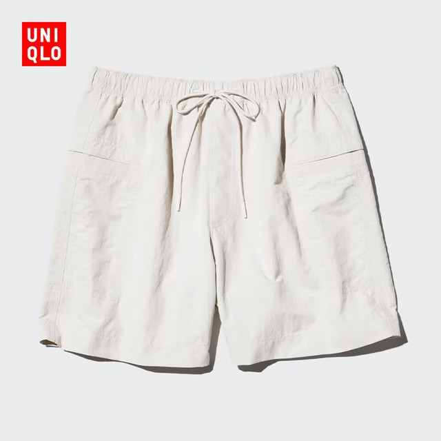 优衣库 484598 女装休闲短裤 浅米色 3XL