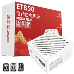 爱国者 ET850W白金全模组全日系电容ATX3.1台式主机台式机电脑电源