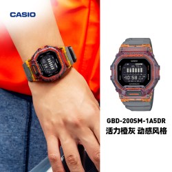 卡西欧 G-SHOCK GBD-200SM 蓝牙连接 电子手表