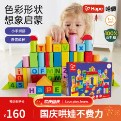 Hape E8022 80粒益智积木