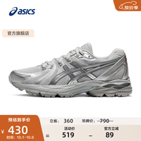 亚瑟士 缓震跑鞋女鞋网面跑步鞋耐磨运动鞋 GEL-FLUX CN 灰色/银色 36