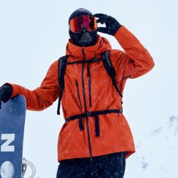 拓路者 棉衣户外P棉服滑雪服情侣款防风防水棉服外套