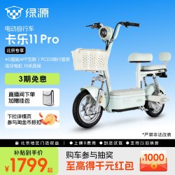 绿源新国标FBQ3代步电动自行车 门店自提