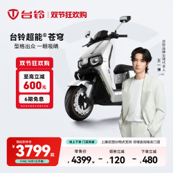 台铃 超能S·苍穹 长续航电动摩托车 皓石灰