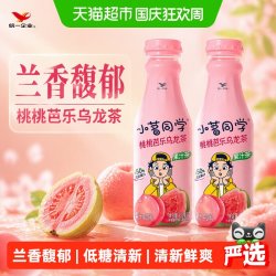 统一 低糖桃桃芭乐乌龙茶  桃桃芭乐 480mL*15瓶
