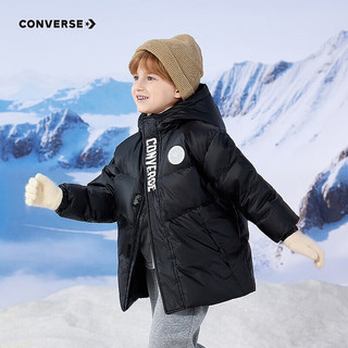CONVERSE匡威 儿童羽绒服 正黑色 160cm