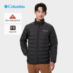 哥伦比亚 26秋冬羽绒服男银点热能650蓬鸭绒热压防跑绒拒水保暖外套WE8412 010 L