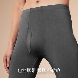 金利来 男士羊毛薄款保暖秋裤 黑色 L码