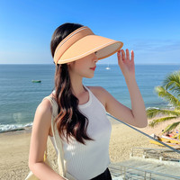 诗孚！户外防晒空顶遮阳帽
