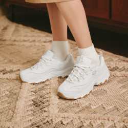 斯凯奇 149807 厚底增高 白色 36.5 女士休闲鞋