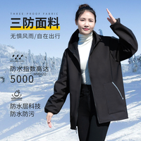 清洁收纳：御寒加厚加绒保暖围裙耐脏耐磨工作服可定制logo户外反光条罩衣