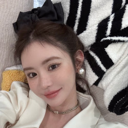 气质时尚耳环女新疆棉花大贝珠复古耳钉超大轻奢气质百搭