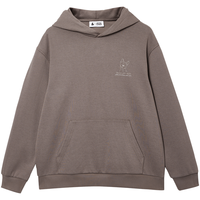 JACK&JONES 杰克琼斯 法斗犬印花 连帽卫衣 巧克力棕色 M