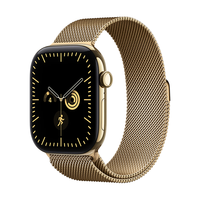 Apple Watch Series 12 eSIM版 46mm钛金属炫金色米兰尼斯表带M/L智能手表