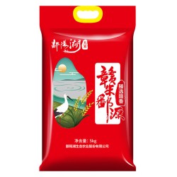 鄱阳湖 臻选赣香大米丝苗米5kg南方香米长粒籼米一级新米10斤装