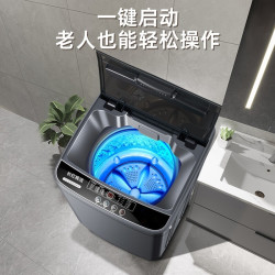 扬子 全自动洗衣机10KG家用小型波轮15公斤租房洗烘干能效直驱上门