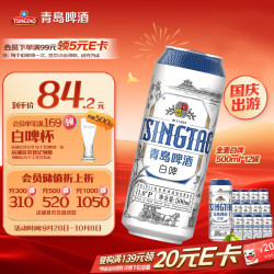 青岛啤酒 白啤 500ml*12听
