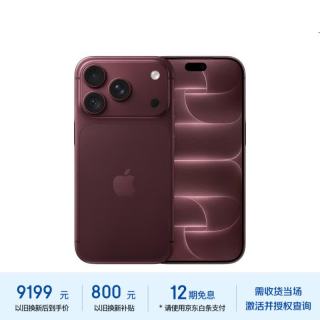 苹果 iPhone 18 Pro 5G手机 256GB  勃艮第酒红色